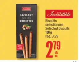 Jean Coutu IRRESISTIBLE Selected biscuits offer