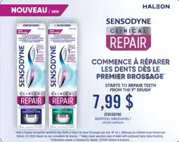 Jean Coutu SENSODYNE selected toothpaste offer