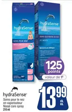 Jean Coutu hydraSense Nasal care spray offer
