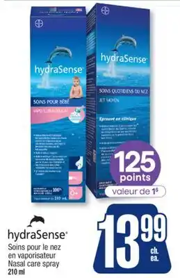 Jean Coutu hydraSense Nasal care spray offer