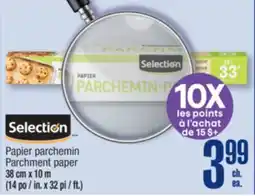 Jean Coutu Selection Parchment paper offer