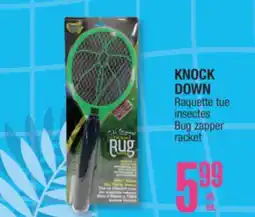Jean Coutu KNOCK DOWN Bug zapper racket offer