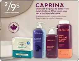 Jean Coutu CAPRINA Selected products offer