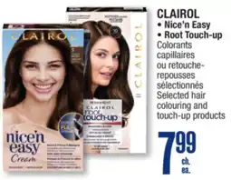 Jean Coutu CLAIROL Nice'n Easy Root Touch-up, Selected hair colouring and touch-up products offer