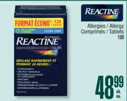 Jean Coutu REACTINE Allergy Tablets offer