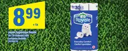Maxi PAPIER HYGIÉNIQUE ROYALE, 15= 30 ROULEAUX/ROLLS offer