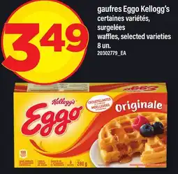 Maxi GAUFRES EGGO KELLOGG'S | WAFFLES, 8 un offer