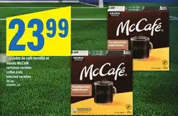Maxi CAPSULES DE CAFÉ TORRÉFIÉ ET MOULU MCCAFÉ, 210 À 255 G, 30 un offer