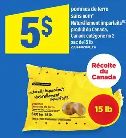 Maxi POMMES DE TERRE SANS NOM NATURELLEMENT IMPARFAITES | POTATOES, 15 LB offer