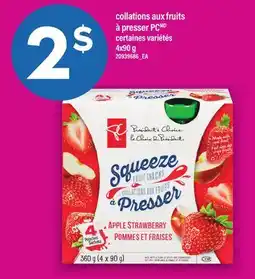 Maxi COLLATIONS AUX FRUITS À PRESSER PC offer