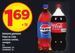 Maxi BOISSONS GAZEUSES PEPSI OU COKE offer