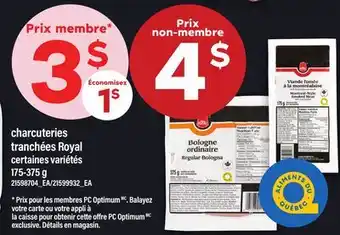 Maxi CHARCUTERIES TRANCHÉES ROYAL offer