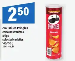 Maxi CROUSTILLES PRINGLES | CHIPS, 148/156 G offer