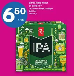 Maxi BIÈRE À FAIBLE TENEUR EN ALCOOL PC offer