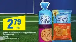 Maxi GALETTES OU CROUSTILLES DE RIZ CRISPY MINIS QUAKER offer