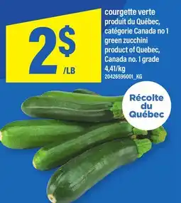 Maxi COURGETTE VERTE | GREEN ZUCCHINI offer