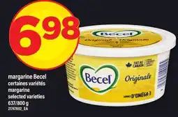 Maxi MARGARINE BECEL | MARGARINE, 637/800 G offer