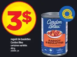 Maxi RAGOÛT DE BOULETTES CORDON BLEU offer