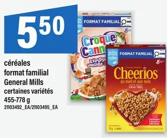 Maxi CÉRÉALES FORMAT FAMILIAL GENERAL MILLS offer