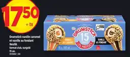 Maxi DRUMSTICK VANILLE CARAMEL ET VANILLE AU FONDANT NESTLÉ, 15 UN offer