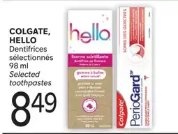 Brunet COLGATE, HELLO Dentifrices sélectionnés offer