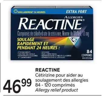 Brunet REACTINE Cétirizine pour aider au soulagement des allergies offer