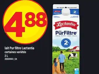 Maxi LAIT PUR FILTRE LACTANTIA offer