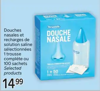 Brunet Personnelle Douches nasales et recharges de solution saline sélectionnées offer