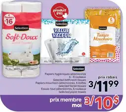 Brunet Selection Papiers hygiéniques sélectionnés offer