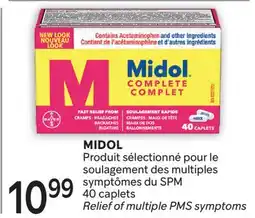 Brunet MIDOL Produit sélectionné pour le soulagement des multiples symptômes du SPM offer