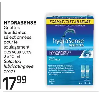 Brunet HYDRASENSE Gouttes lubrifiantes sélectionnées pour le soulagement des yeux secs offer
