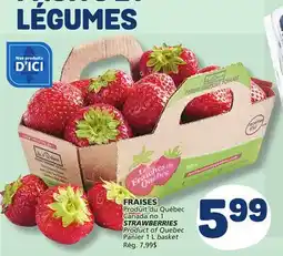 Marché Bonichoix STRAWBERRIES offer
