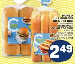 Marché Bonichoix COMPLIMENTS HAMBURGER OR HOT DOG BUNS offer