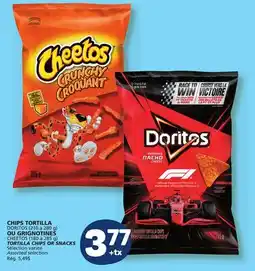 Marché Bonichoix DORITOS TORTILLA CHIPS (210 to 280 g) OR CHEETOS SNACKS (180 to 285 g) offer