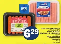Marché Bonichoix LA FERNANDIÈRE FRESH SAUSAGES OR LAFLEUR BREAKFAST SAUSAGES offer