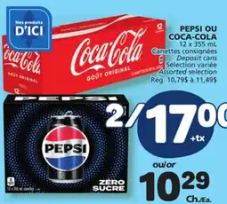 Marché Bonichoix PEPSI OR COCA-COLA offer
