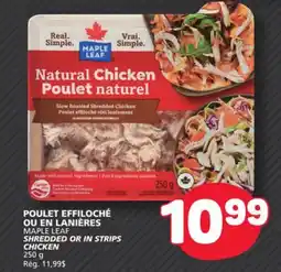 Marché Bonichoix MAPLE LEAF SHREDDED OR IN STRIPS offer