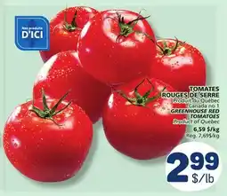 Marché Bonichoix GREENHOUSE RED TOMATOES offer