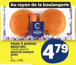 Marché Bonichoix COMPLIMENTS BRIOCHE BURGER BUNS offer