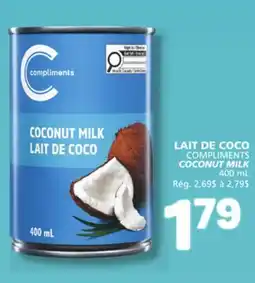 Marché Bonichoix COMPLIMENTS COCONUT MILK offer