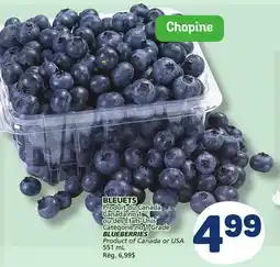 Marché Bonichoix BLUEBERRIES offer