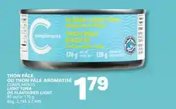 Marché Bonichoix COMPLIMENTS LIGHT TUNA OR FLAVOURED LIGHT offer