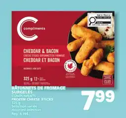 Marché Bonichoix COMPLIMENTS FROZEN CHEESE STICKS offer