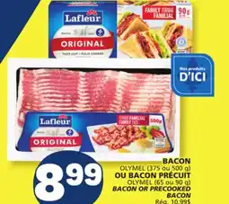 Marché Bonichoix BACON (375 or 500 g) OR PRECOOKED BACON (65 or 90 g) offer