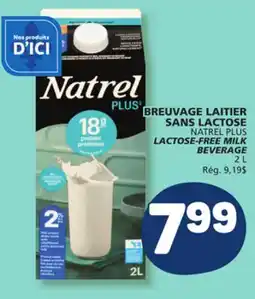 Marché Bonichoix NATREL PLUS LACTOSE-FREE MILK BEVERAGE offer