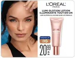 Jean Coutu L'OREAL PARIS LUMI GLOTION ALL-IN-ONE GLOW UP FORMULA offer