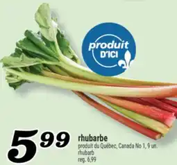 Marché Richelieu RHUBARBE | RHUBARB offer