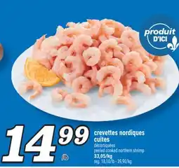 Marché Richelieu CREVETTES NORDIQUES CUITES | PEELED COOKED NORTHERN SHRIMP offer