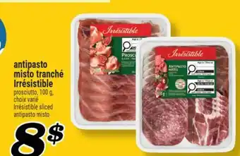 Marché Richelieu ANTIPASTO MISTO TRANCHÉ IRRÉSISTIBLE | Irrésistible SLICED ANTIPASTO MISTO offer