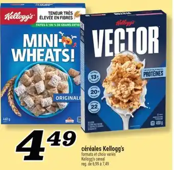 Marché Richelieu céréales Kellogg's | Kellogg's cereal offer